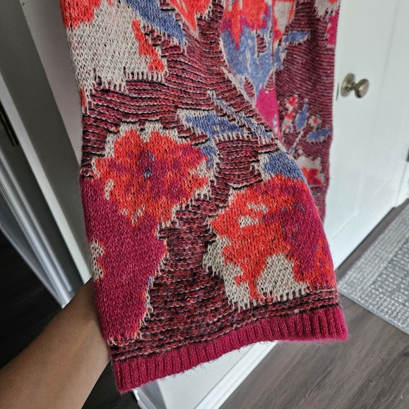 Zara Pink Jacquard Knit Tunic Sweater Dress NWT Size Small - Picture 9 of 16